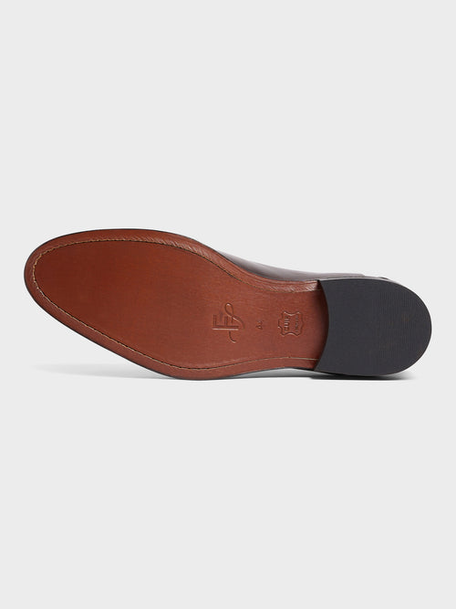Richelieus en cuir lisse marron - Father & Sons - 3