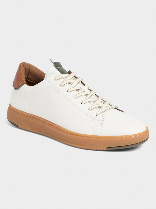 Basket en cuir écru - Father & Sons - 1