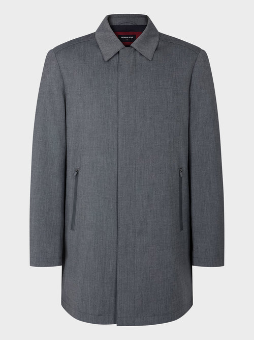 Trench droit bleu chambray - Father & Sons - 6
