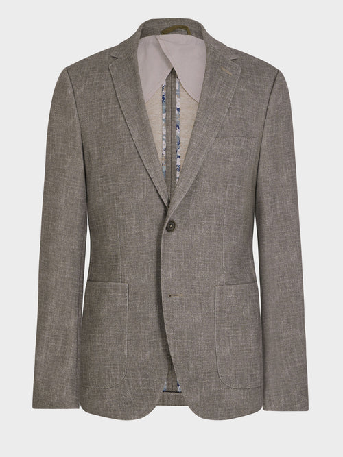 Veste Slim en maille camel - Father & Sons - 7