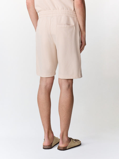 Bermuda regular en maille beige clair - 2 - Father & Sons   - 12 