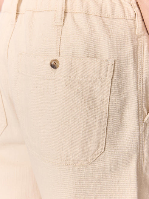 Bermuda regular en coton beige - Father & Sons   - 4 