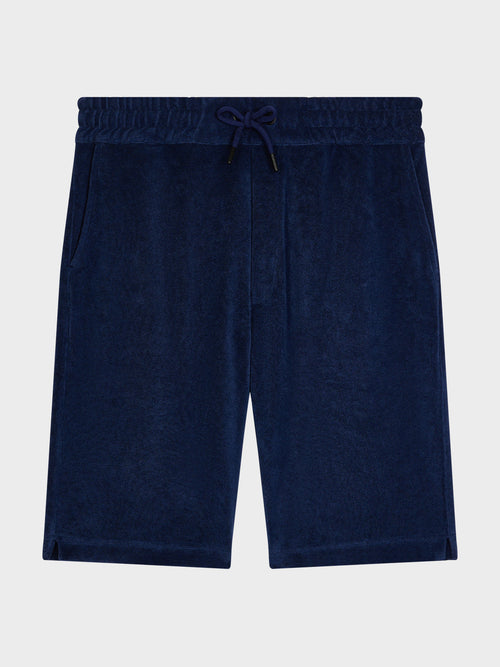 Bermuda en jersey éponge bleu indigo - Father & Sons   - 5 