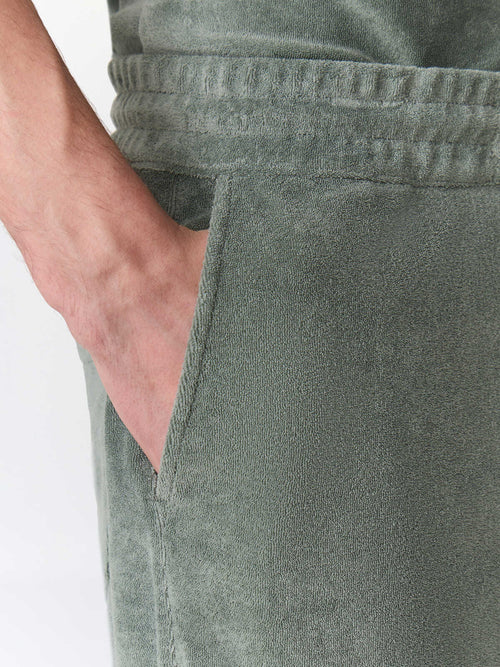 Bermuda regular en jersey éponge kaki - Father & Sons   - 3 