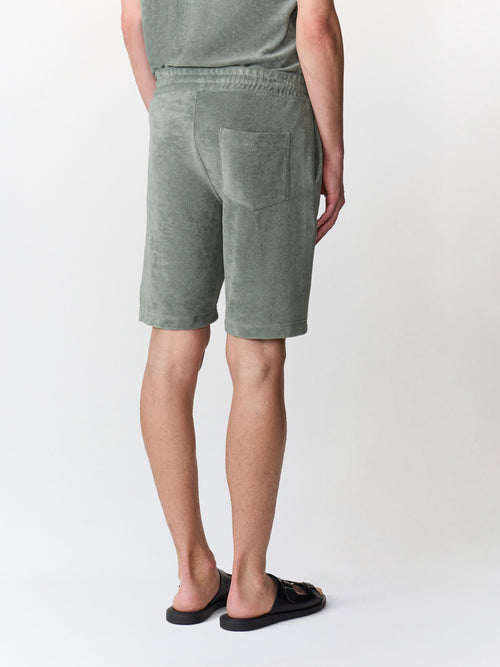 Bermuda regular en jersey éponge kaki - Father & Sons   - 2 