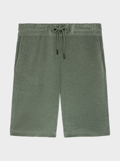 Bermuda regular en jersey éponge kaki - Father & Sons   - 5 