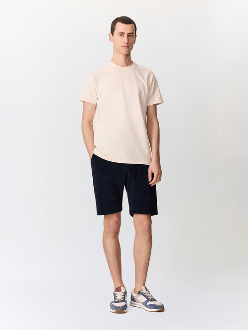 Bermuda regular en jersey éponge bleu marine - Father & Sons   - 4 