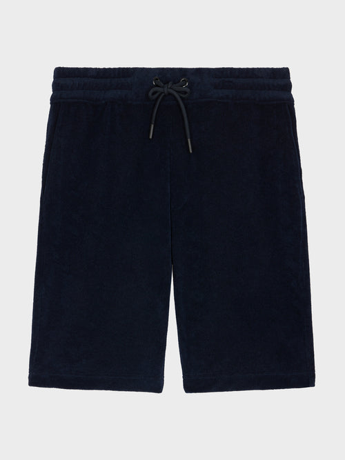 Bermuda regular en jersey éponge bleu marine - 1 - Father & Sons   - 10 