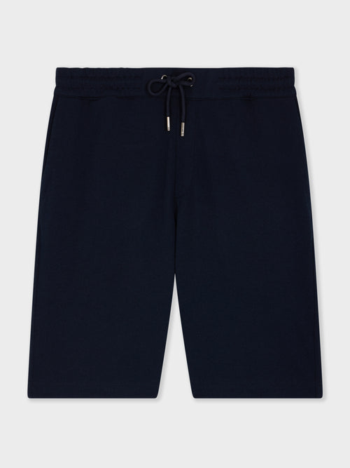 Bermuda regular en maille bleu marine - Father & Sons   - 5 