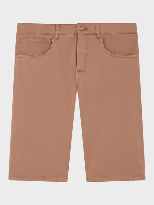 Bermuda en coton stretch rose - 1 - Father & Sons   - 20 