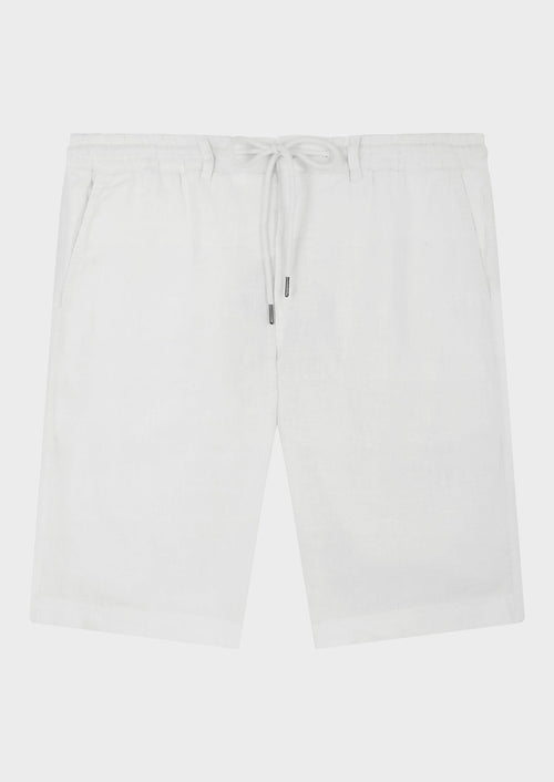 Bermuda en lin uni blanc - Father & Sons   - 1 