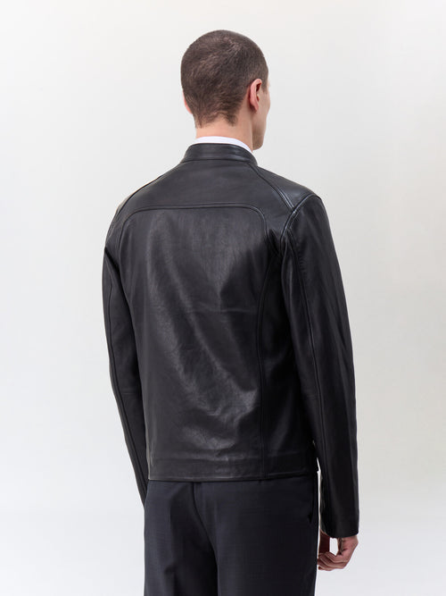 Blouson en cuir noir - 2 - Father & Sons   - 17 
