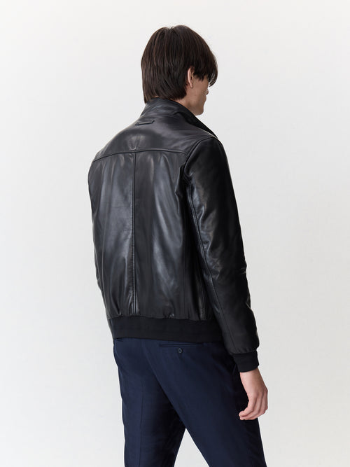 Blouson en cuir noir - 2 - Father & Sons   - 18 
