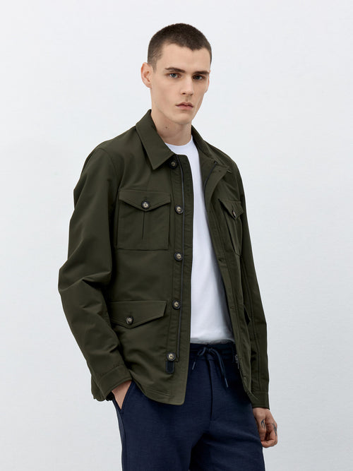 Veste saharienne kaki - 1 - Father & Sons   - 7 