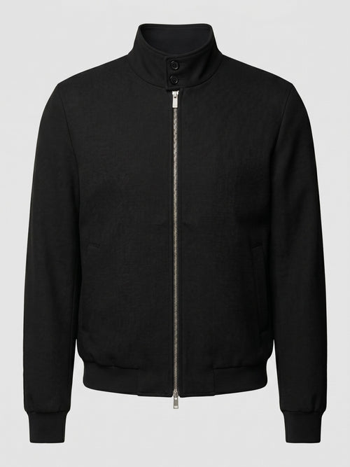Blouson en polyester recyclé noir - Father & Sons   - 1 