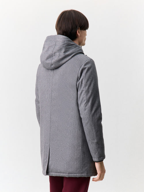 Parka anthracite à capuche - 2 - Father & Sons   - 17 