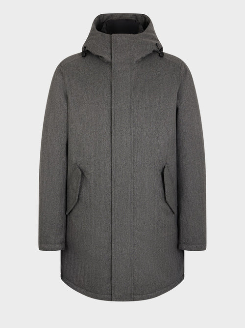 Parka anthracite à capuche - 1 - Father & Sons   - 4 