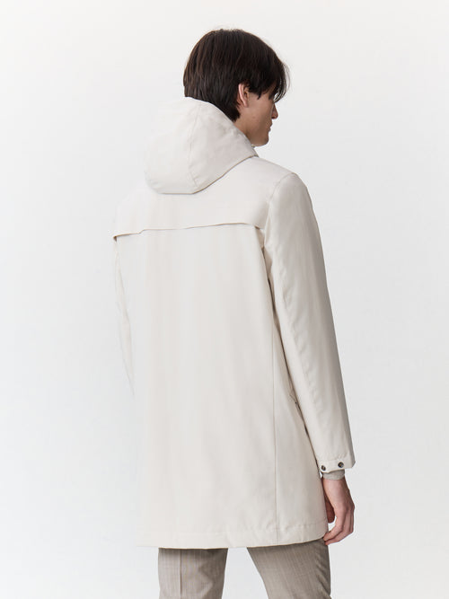 Parka écrue à capuche - 2 - Father & Sons   - 12 