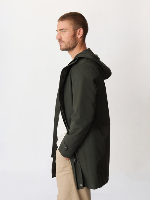 Parka kaki à capuche - Father & Sons   - 3 