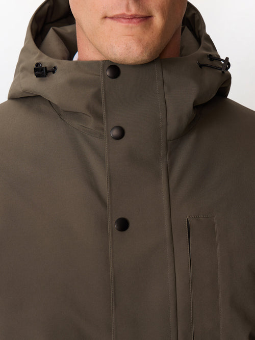 Parka kaki à capuche - Father & Sons   - 4 