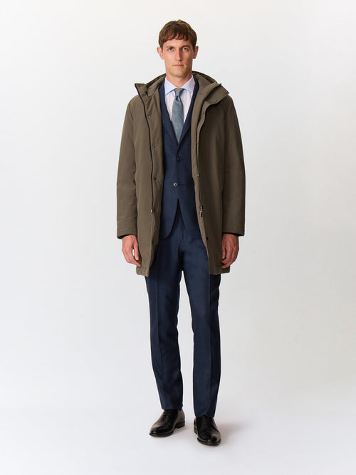 Parka kaki à capuche - Father & Sons   - 5 