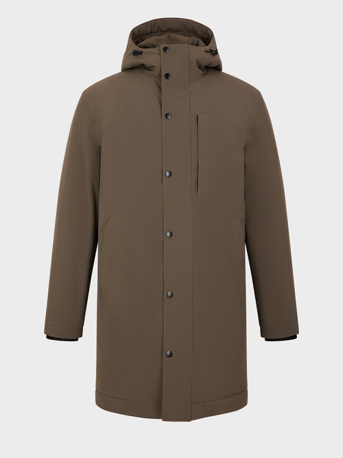 Parka kaki à capuche - Father & Sons   - 6 