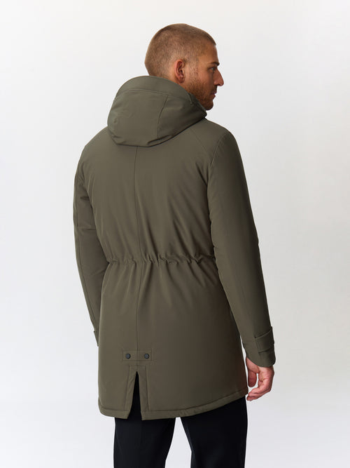 Parka kaki à capuche - Father & Sons   - 3 
