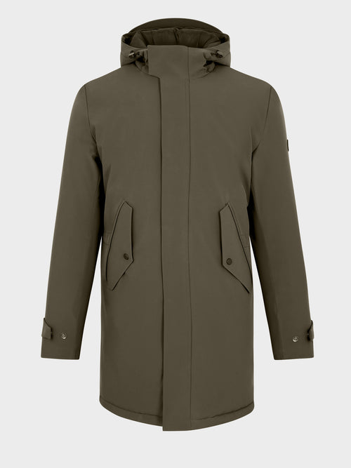 Parka kaki à capuche - Father & Sons   - 8 