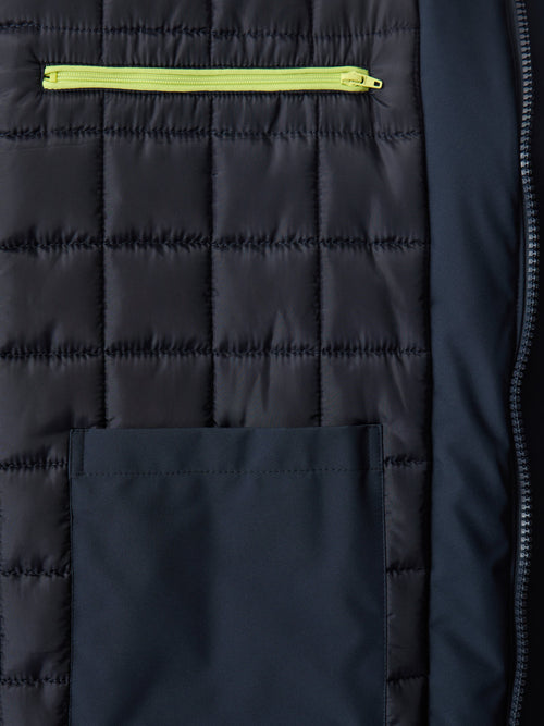 Parka bleu marine à capuche - Father & Sons   - 4 