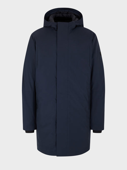 Parka bleu marine à capuche - Father & Sons   - 8 