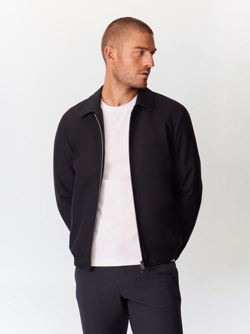 Blouson bleu marine - Father & Sons   - 1 