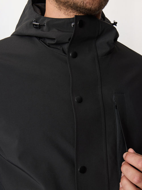 Parka noire à capuche - Father & Sons   - 3 