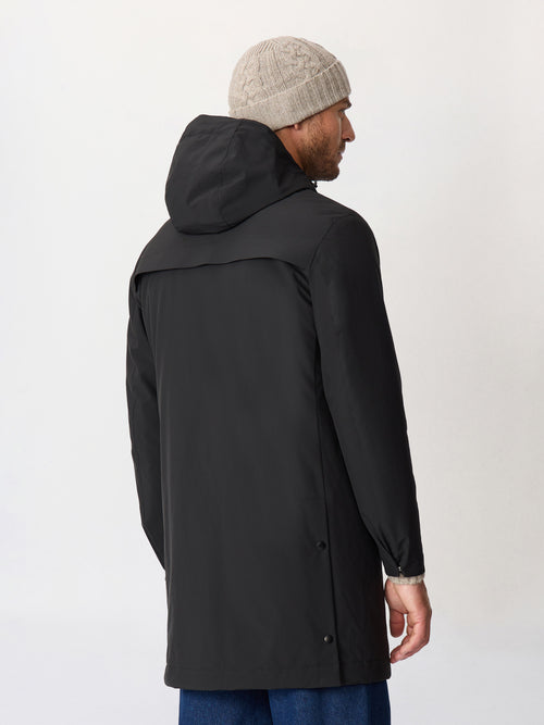 Parka noire à capuche - 2 - Father & Sons   - 9 