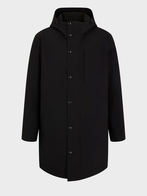 Parka noire à capuche - Father & Sons   - 5 