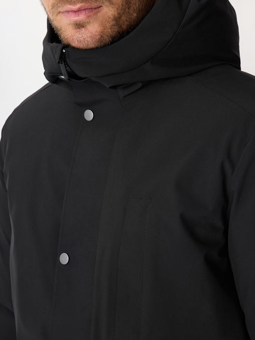 Parka noire à capuche - Father & Sons   - 3 