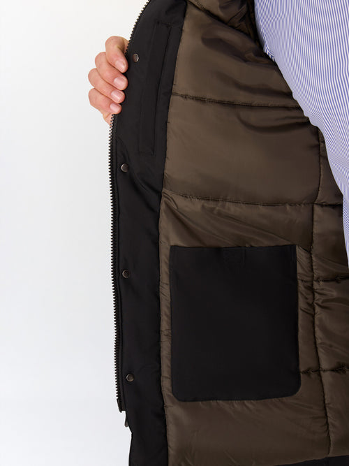 Parka noire à capuche - Father & Sons   - 5 