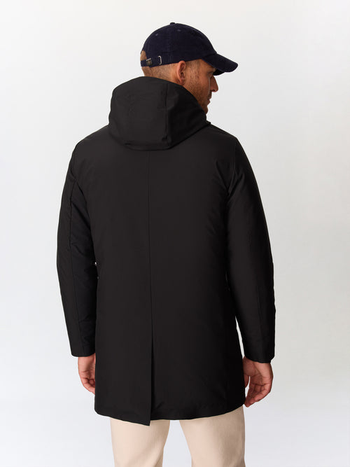 Parka noire à capuche - 2 - Father & Sons   - 1 