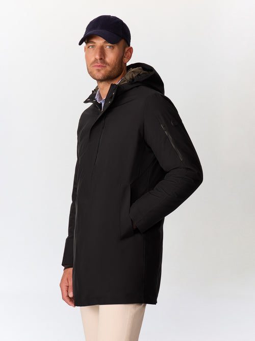 Parka noire à capuche - Father & Sons   - 3 
