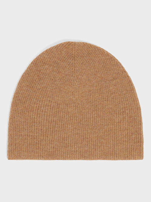 Bonnet en cachemire camel - 1 - Father & Sons   - 4 