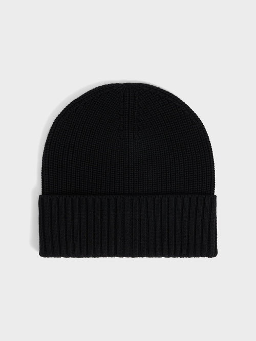 Bonnet en maille noire - 1 - Father & Sons   - 23 