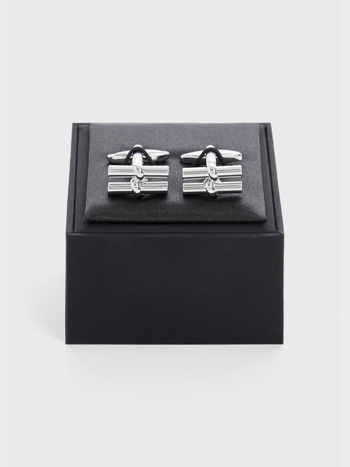 Boutons de manchettes argentés - 2 - Father & Sons   - 20 