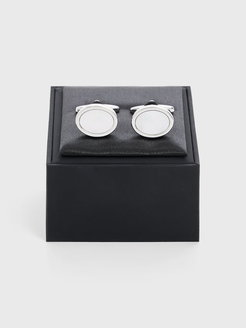 Boutons de manchette ronds nacre grise | vente en ligne sur Boutons de manchette ronds nacre grise | vente en ligne sur