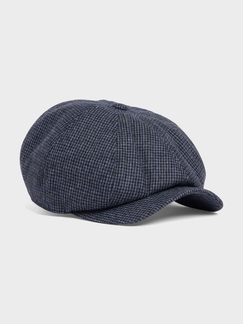 Casquette en laine mélangée bleu marine - 1 - Father & Sons   - 15 