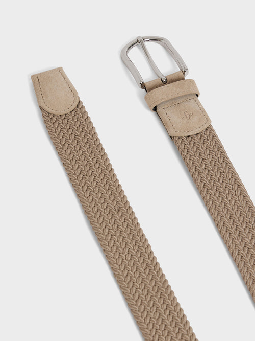 Ceinture tressée marron clair - 2 - Father & Sons   - 11 