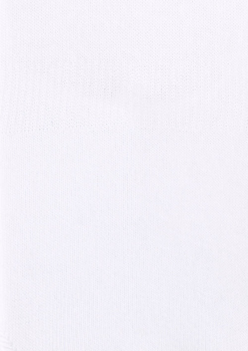 Chaussettes invisibles en coton uni blanc - 2 - Father & Sons   - 8 