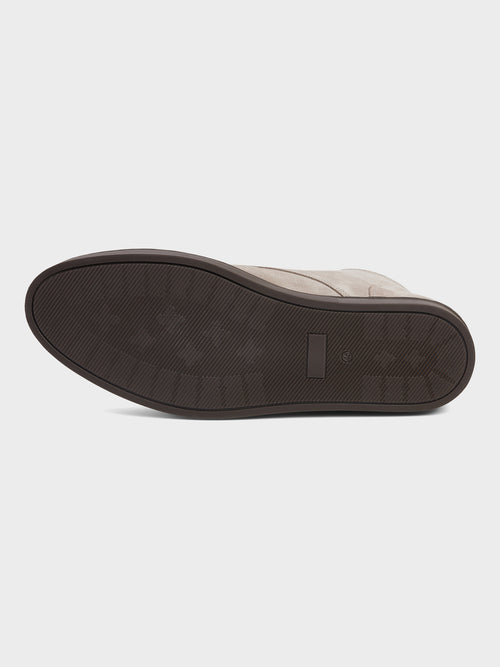 Boots en cuir nubuck beige - Father & Sons   - 3 