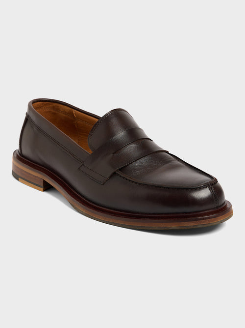 Mocassins en cuir marron - Father & Sons   -  