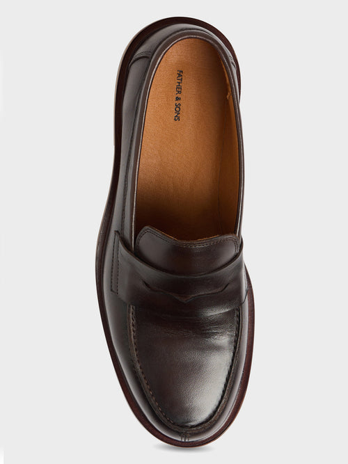 Mocassins en cuir marron - 2 - Father & Sons   - 16 