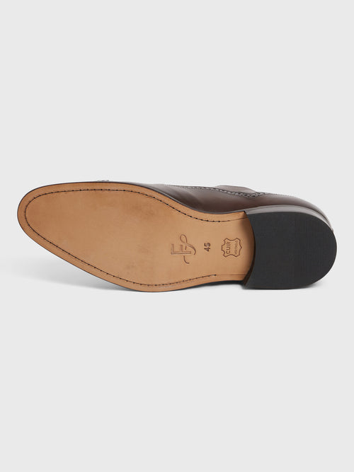 Richelieus en cuir lisse marron - Father & Sons   - 3 