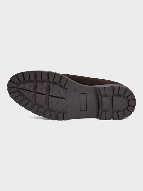 Derbies en cuir nubuck marron - Father & Sons   - 3 